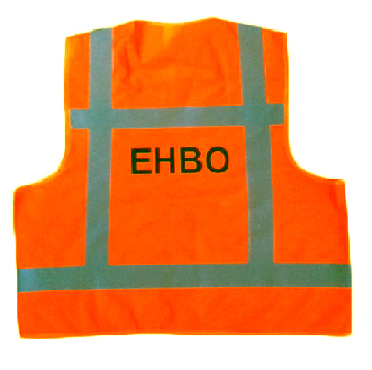 Hesje oranje opdruk EHBO